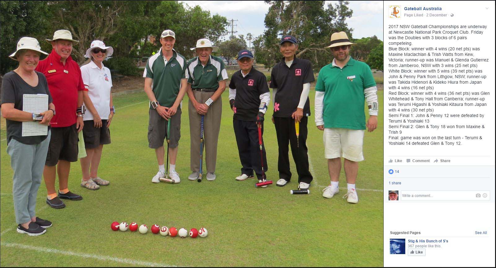 Canberra Croquet Club Miscellaneous photos from 2016